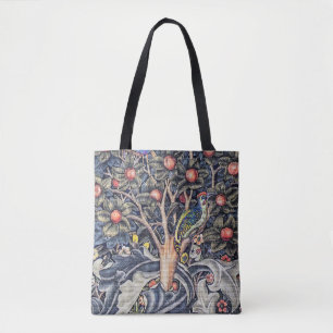 Woodpecker William Morris Tote Bag