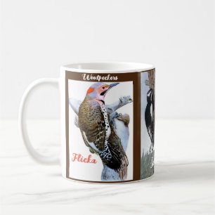 "Woodpeckers at work" Coffee Mug