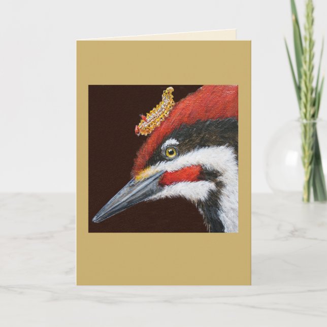 Woodrow the pileated woodpecker card (Front)
