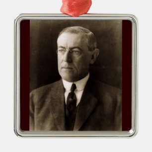 Woodrow Wilson 28th President Metal Ornament