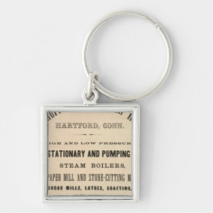 Woodruff and Beach Iron Works Keychain