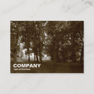 Woods, Bute Park, Cardiff Business Card
