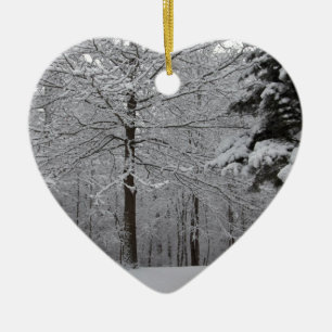 Woods View Ceramic Ornament