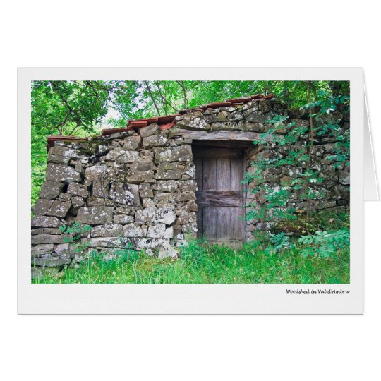 Woodshed in Val d'Ambra Card