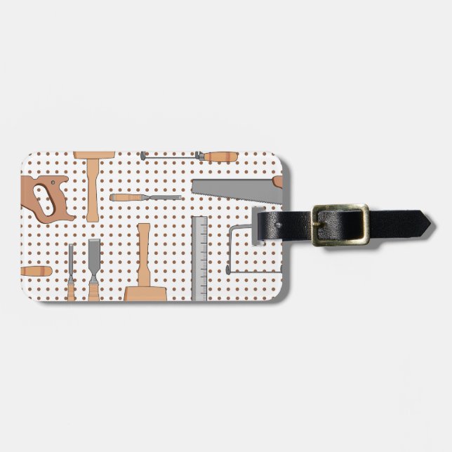 Woodshop Luggage Tag (Front Horizontal)
