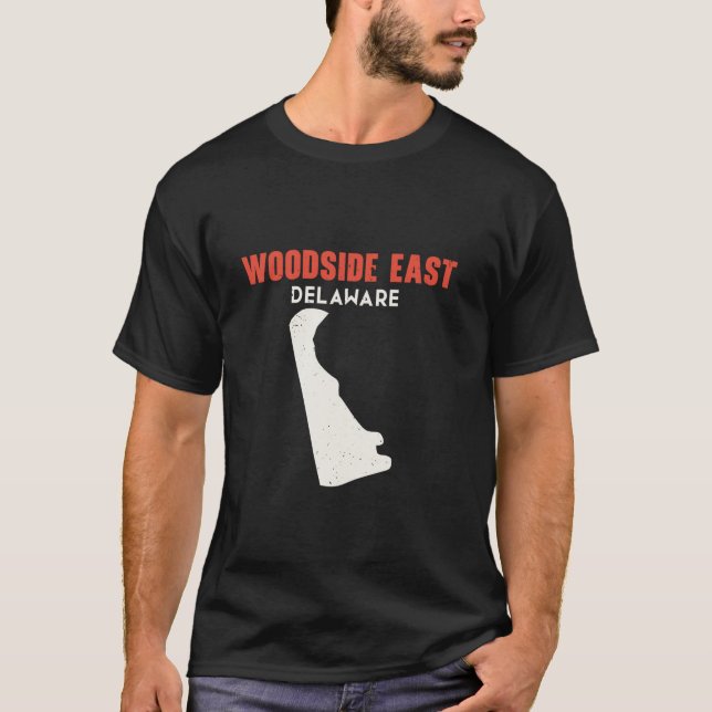 Woodside East Delaware USA State America Travel De T-Shirt (Front)