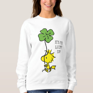 Woodstock Carrying Shamrock Sweatshirt