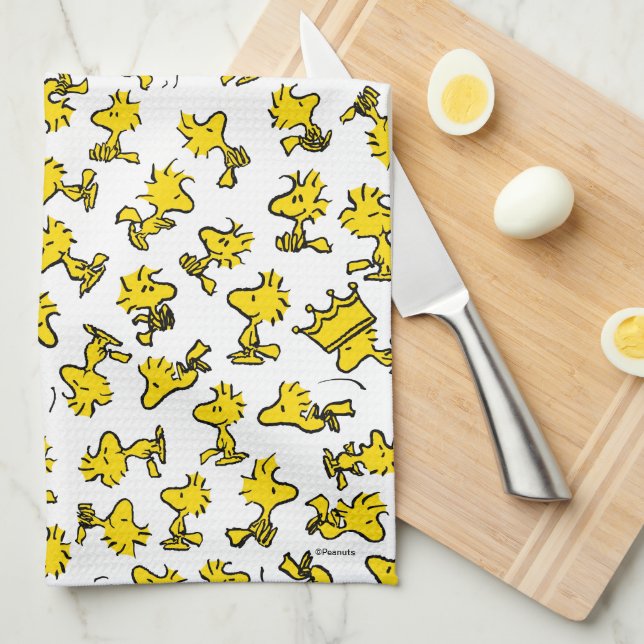 Woodstock Classic Design Pattern Kitchen Towel (Quarter Fold)