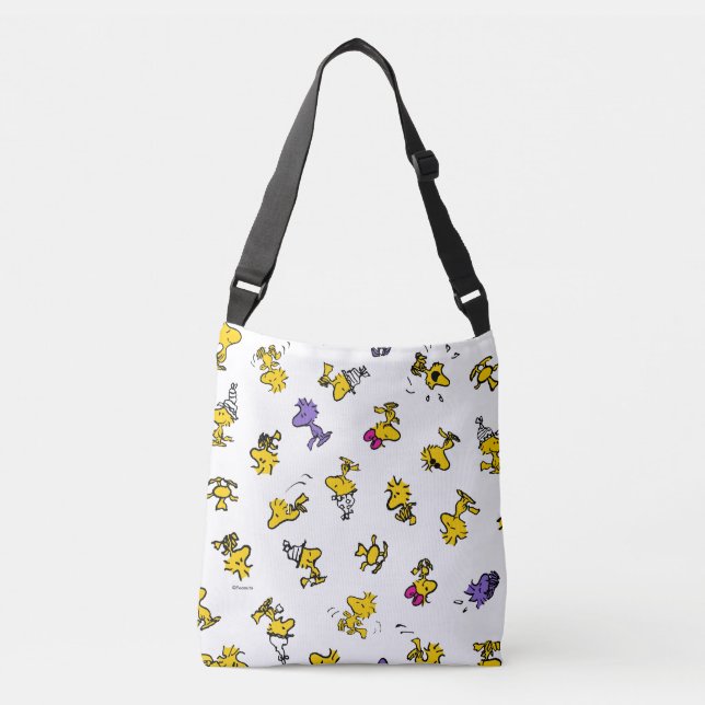 Woodstock Fun Pattern Crossbody Bag (Front)