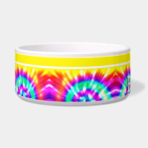 Woodstock Hippie Boho style colourful tiedye custo