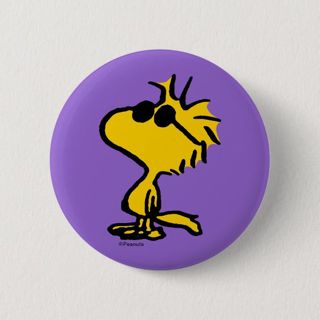 Woodstock In Sunglasses 2 Inch Round Button (Front)