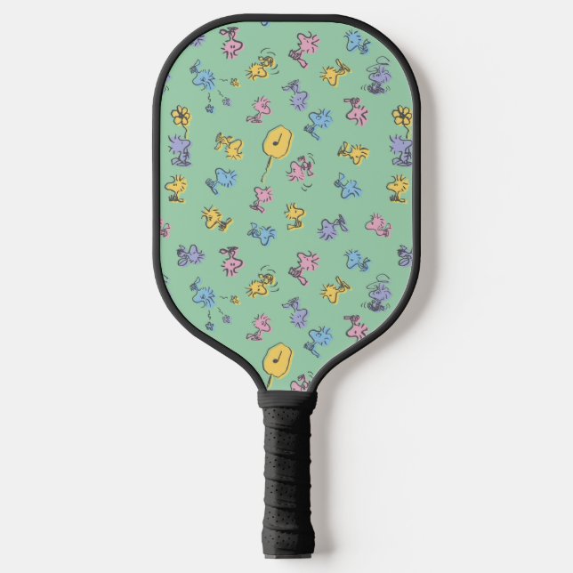 Woodstock Sugar Pop Art Pattern Pickleball Paddle (Front)