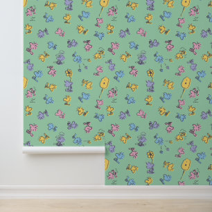 Woodstock Sugar Pop Art Pattern Wallpaper