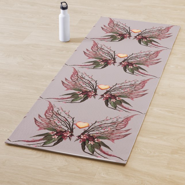Woodsy Butterfly Yoga Mat (In Situ)