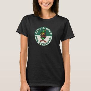 Woodsy Owl Give A Hoot Don't Pollute Vintage Seal T-Shirt