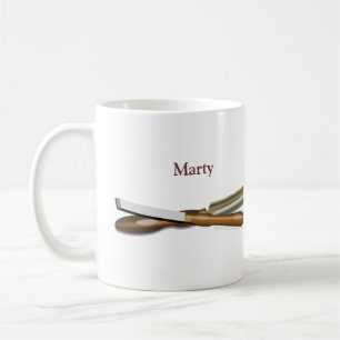 Woodturning Tools Personalized Gift Mug