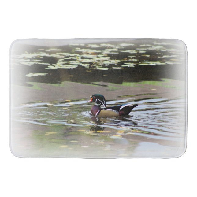 Wooduck Pillowcase Bath Mat (Front)