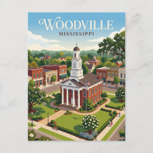 Woodville, Mississippi Postcard