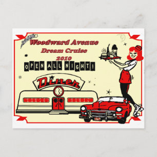 Woodward Avenue Celebration 2010 Postcard