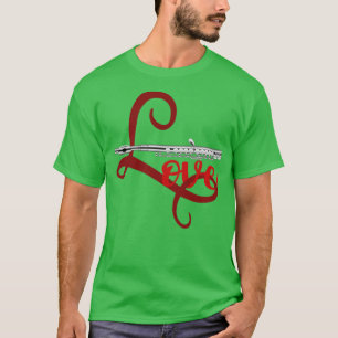 Woodwind Flute Love Flutist T-Shirt