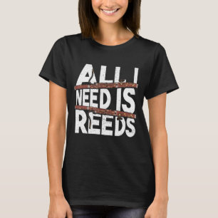 Woodwind Instrument Bassoon Reed & Bassoonist T-Shirt
