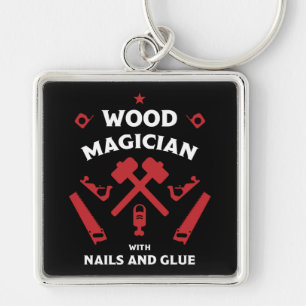 Woodworker Artisan Keychain