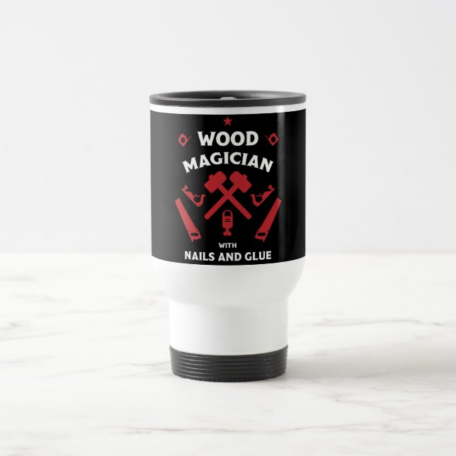 Woodworker Artisan Travel Mug (Center)