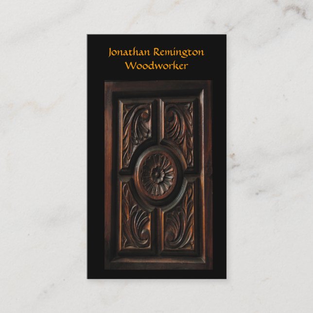 Woodworker Business Card (Front)