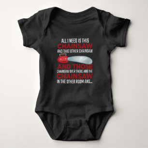 Woodworker Chainsaw lumberjack Logger Forest Baby Bodysuit