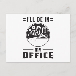 Woodworker Saw Woodworking Carpenter Funny Gift Postcard