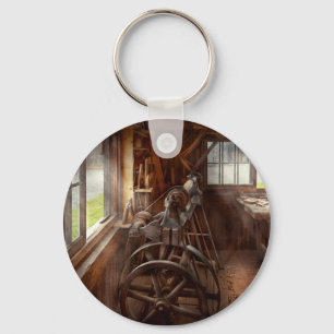 Woodworker - The art of lathing Keychain