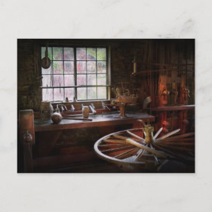 Woodworker - The wheelwright shop Postcard