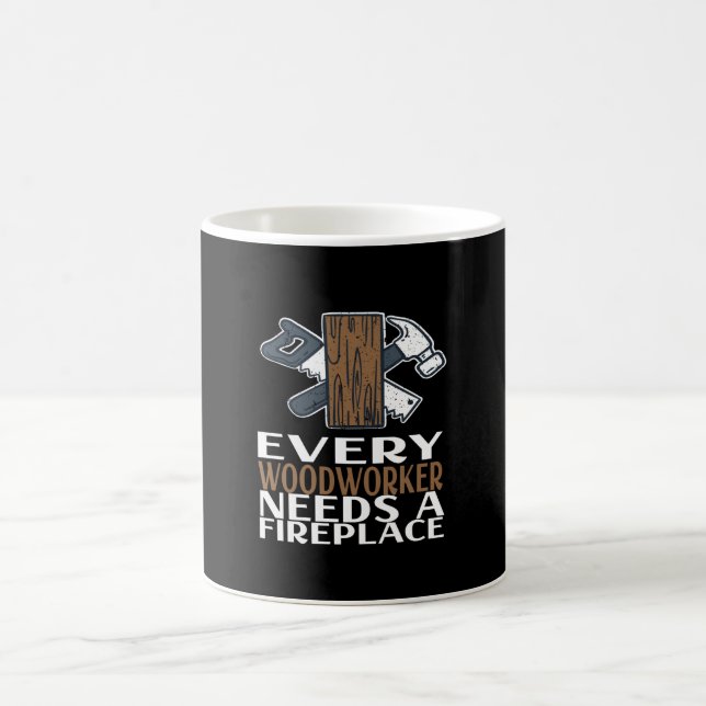 Woodworker Woodworking Gift Coffee Mug (Center)