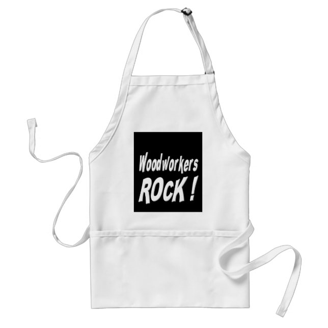 Woodworkers Rock! Apron (Front)