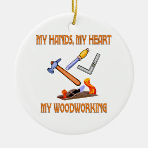 Woodworking Ceramic Ornament