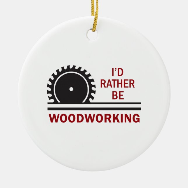 WOODWORKING CERAMIC ORNAMENT (Front)