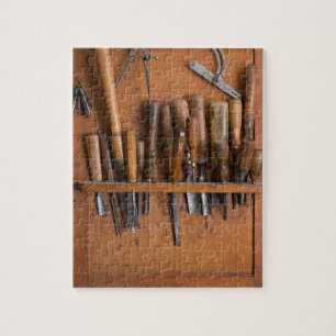 Woodworking Jigsaw Puzzle IWoodworking Tools Shelf