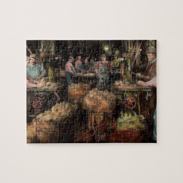 WoodWorking - Toy - The toy makers 1914 Jigsaw Puzzle (Horizontal)