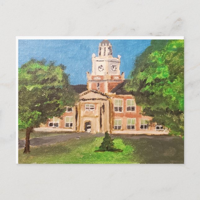 Woodworth School - Dearborn Michigan Postcard (Front)