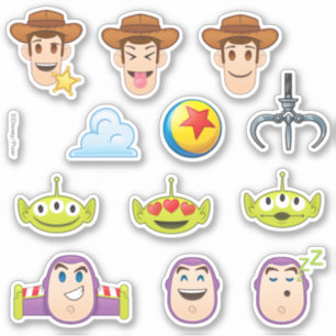 Woody, Buzz, and Aliens Emoji