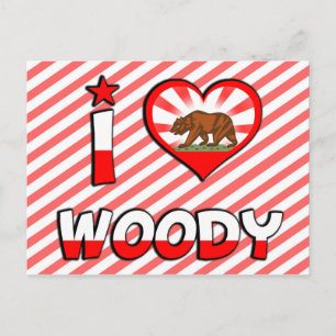 Woody, CA Postcard