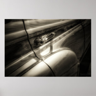 Woody Classic Car Poster Print