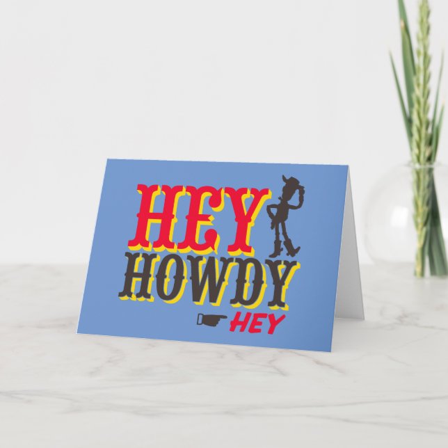 Woody - Hey Howdy! Card (Front)