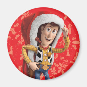 Woody in Santa Hat Magnet