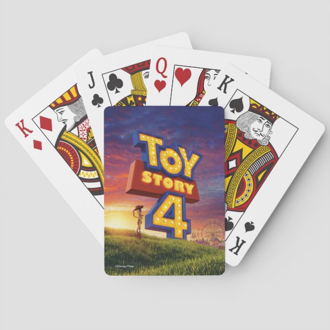 Woody On Field Theatrical Poster Playing Cards (Back)