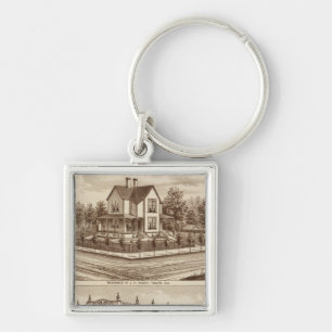 Woody res, Bank of Tulare Keychain