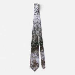 Woody Snow Day Neck Tie