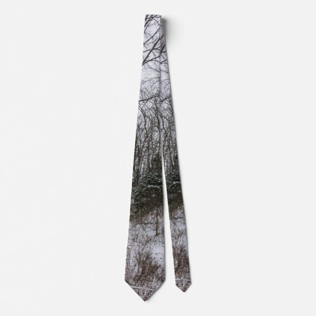 Woody Snow Day Neck Tie (Front)