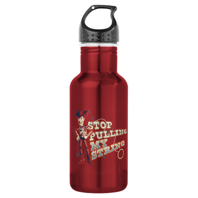 Woody: Stop Pulling My String 2 532 Ml Water Bottle (Front)