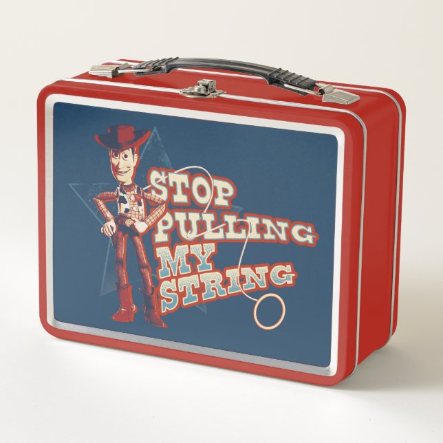 Woody: Stop Pulling My String Metal Lunch Box (Front)